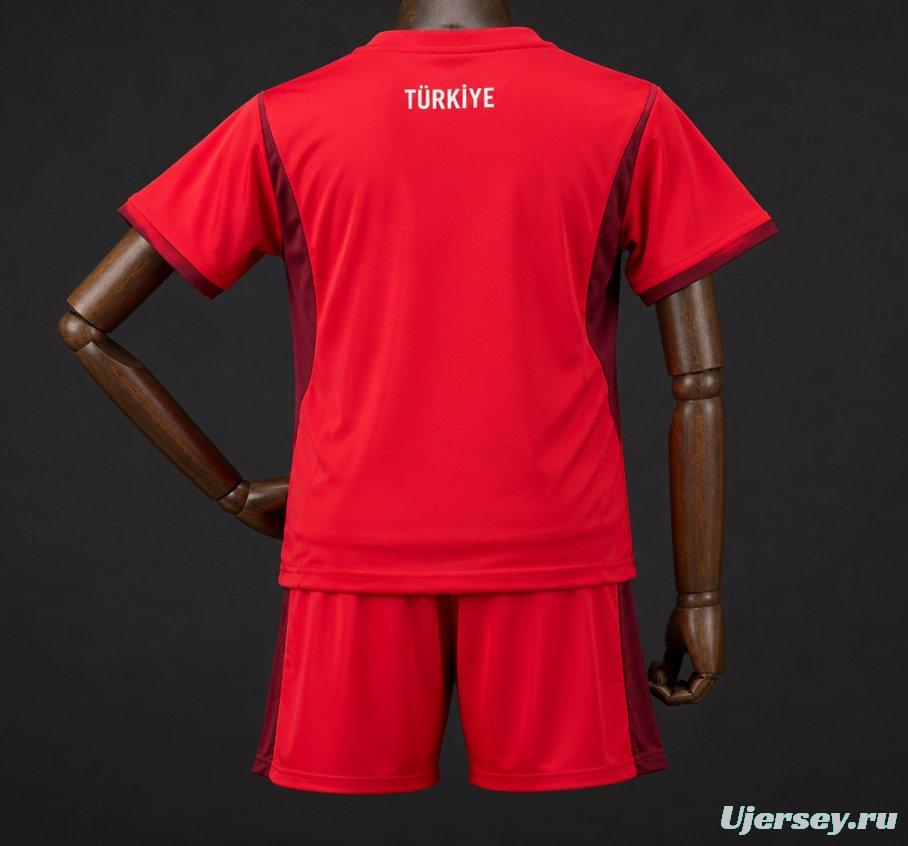 2026 Turkey/Türkiye Away Red Jersey