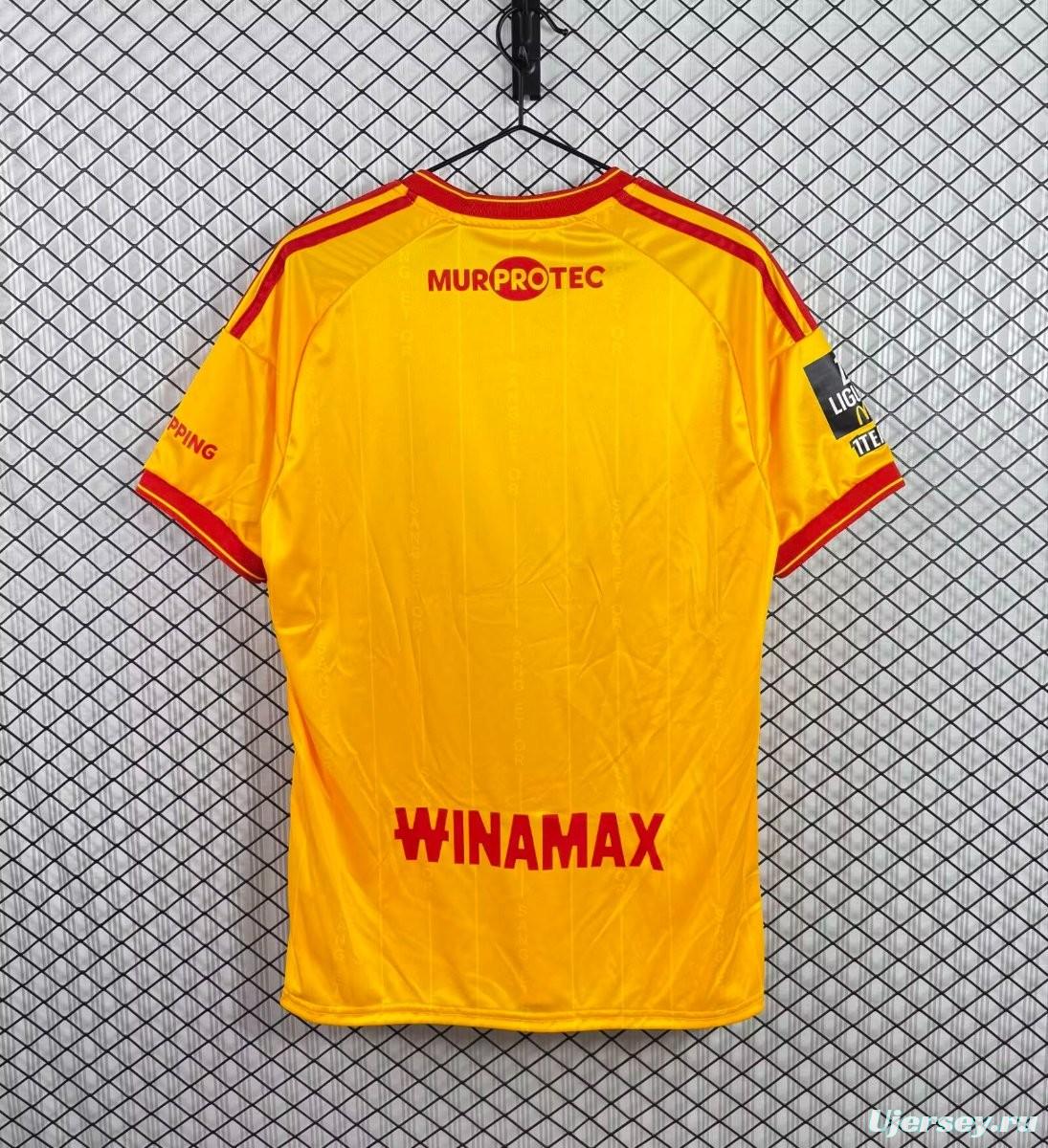 26/27 RC Lens Home Yellow Red Jersey