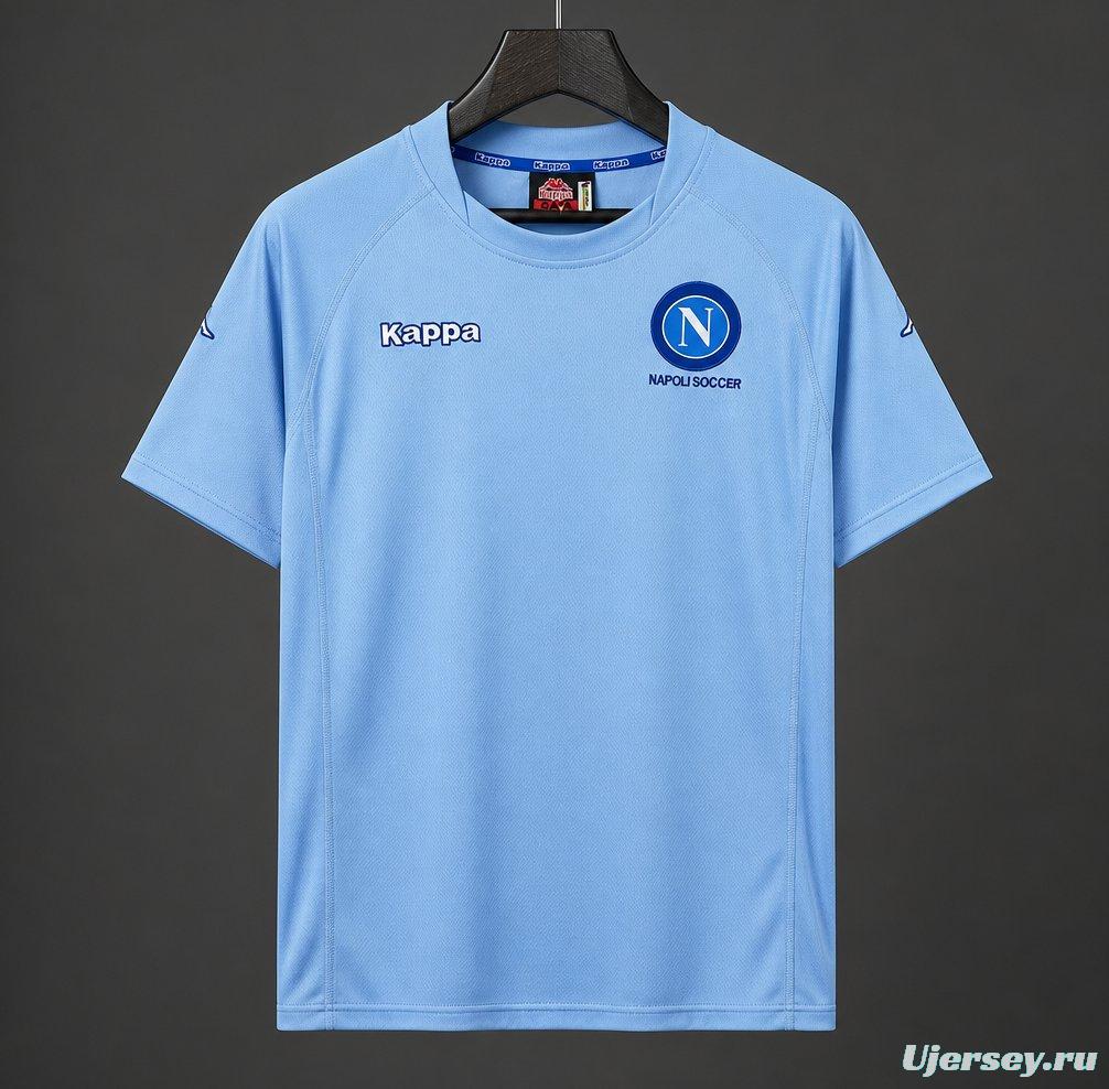 Retro 04/05 Napoli Home Sky Blue Jersey