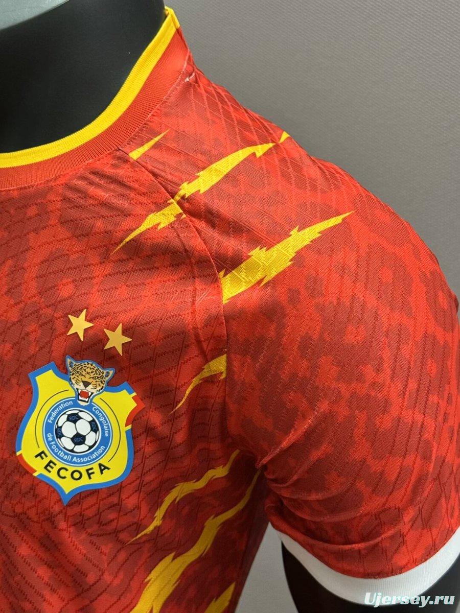 Player Version 2026 Congo Third Red Jersey