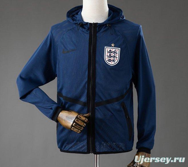 2026 England Men's Football Anthem Jacket - Blue