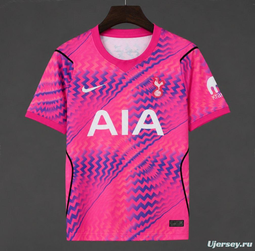 26/27 Tottenham Hotspur Pink Goalkeeper Jersey