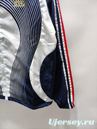 Retro 2006 France Navy Blue Windbreaker Jacket