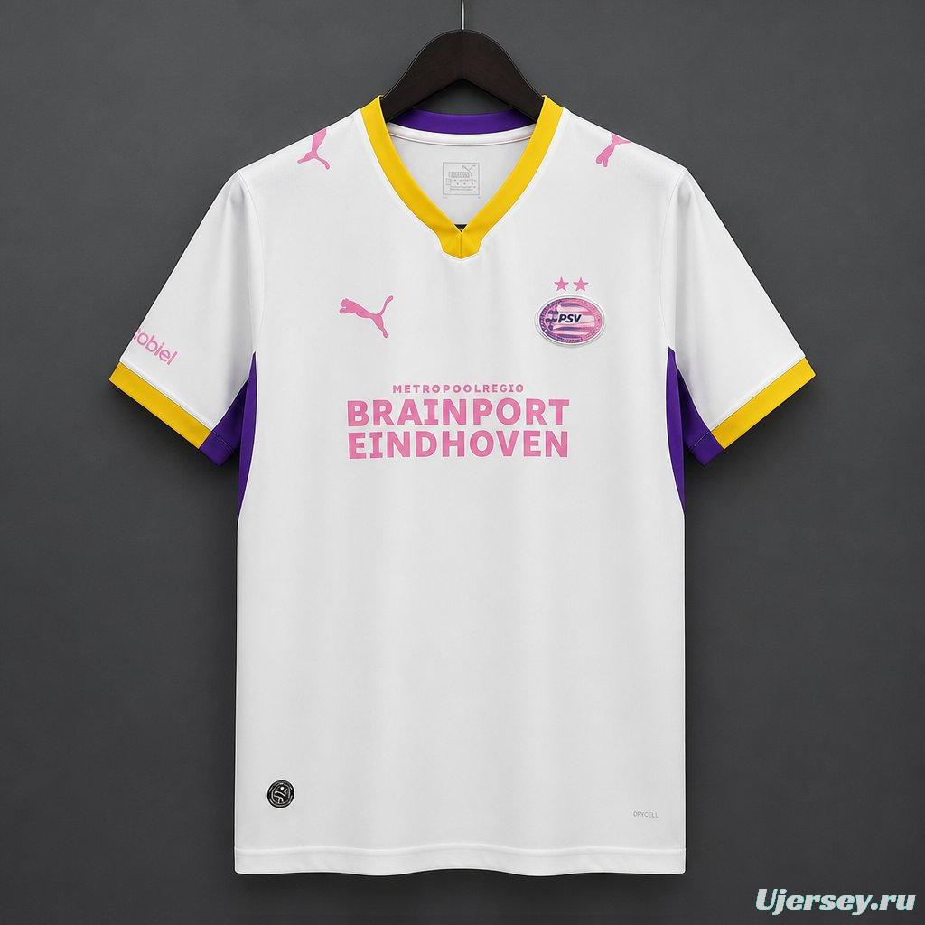26/27 PSV Eindhoven Away White Jersey