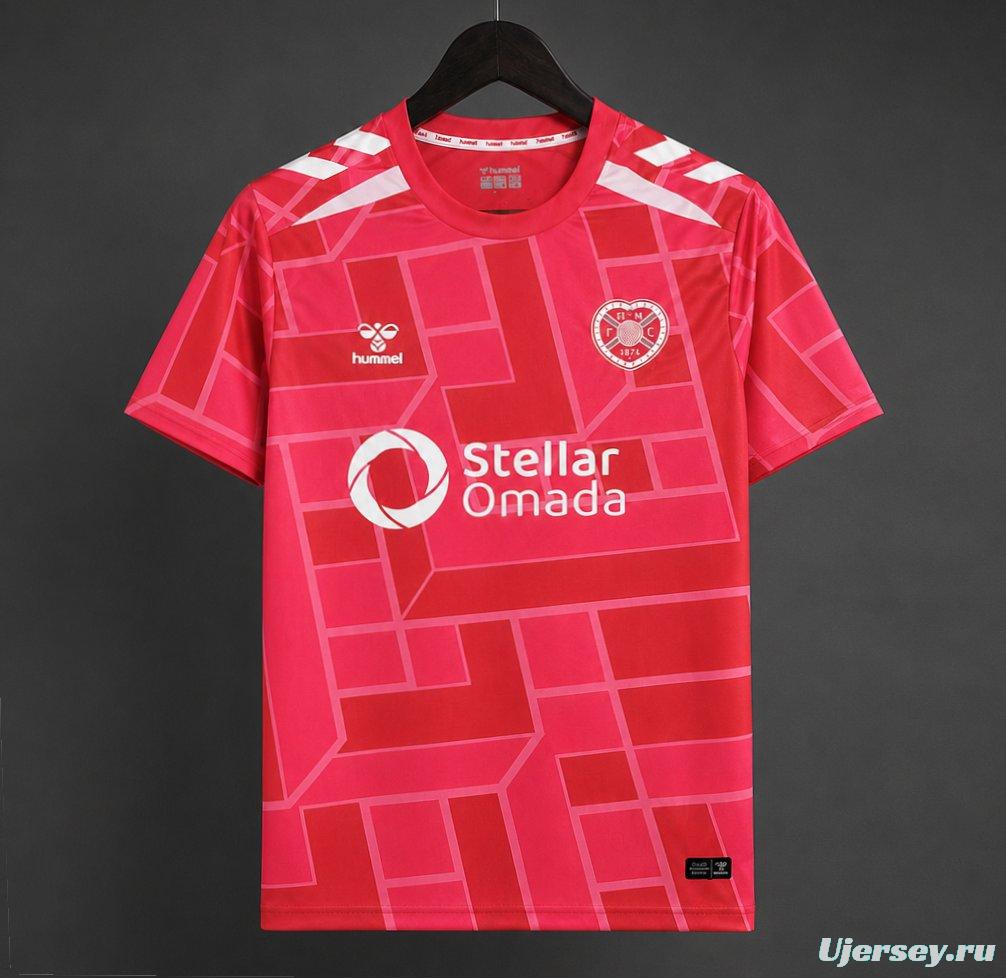26/27 Heart of Midlothian FC Goalkeeper Third Red Jersey