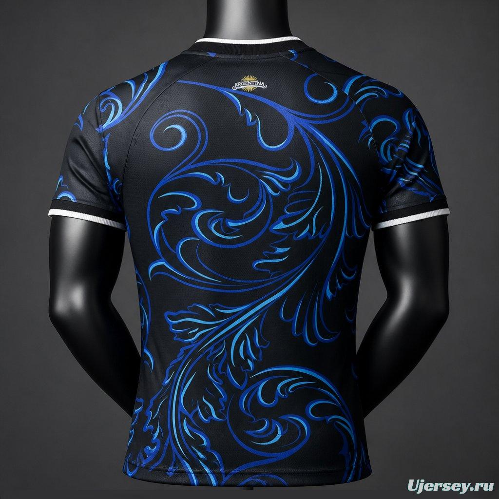 Player Version 2026 Argentina Away "Floral Edition" Off White Special Jersey