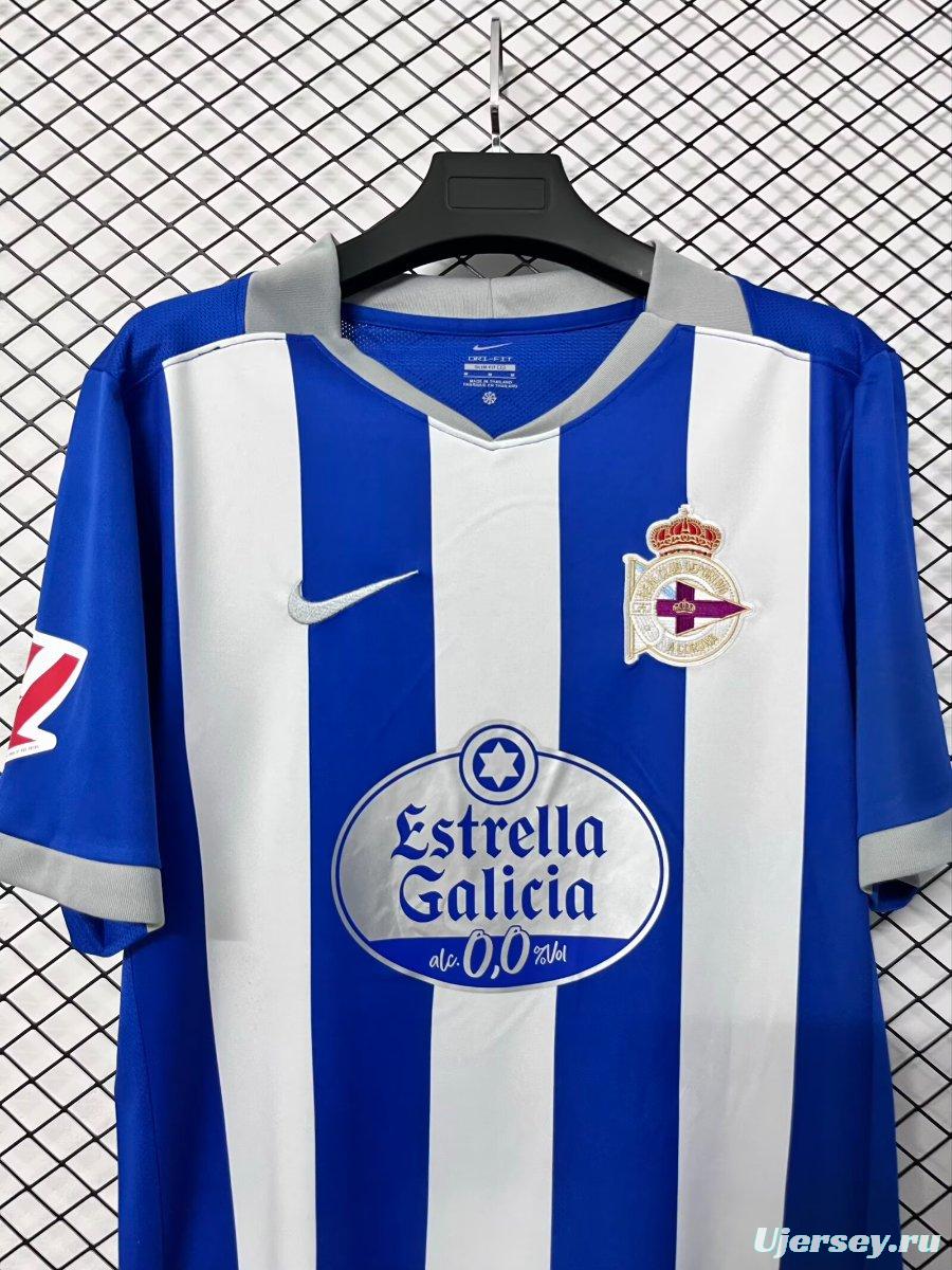 26/27 Deportivo La Coruna Home Jersey