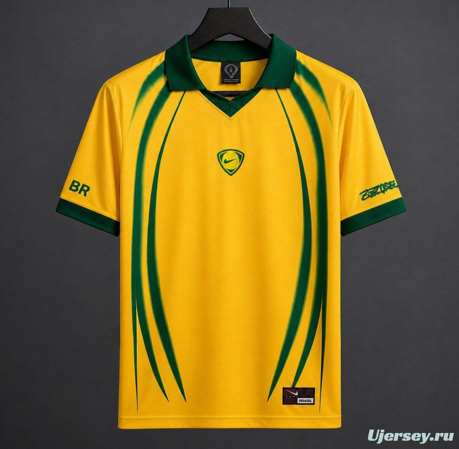 2026 Brazil x Scott Cactus Jack Total 90 Retro Yellow Jersey
