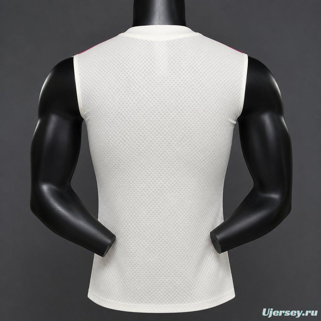 26/27 Real Madrid White with Pink Vest Jersey