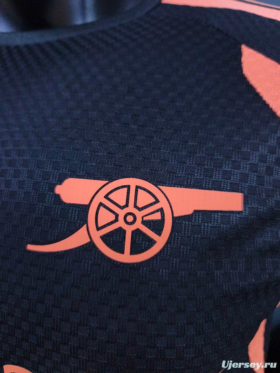 26/27 Arsenal  Black&Orange  Training  Jersey