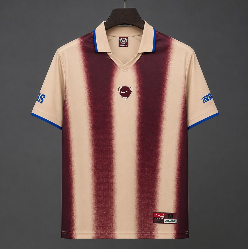 2026 USA x Travis Scott Cactus Jack Total 90 Retro Cream/Maroon Jersey