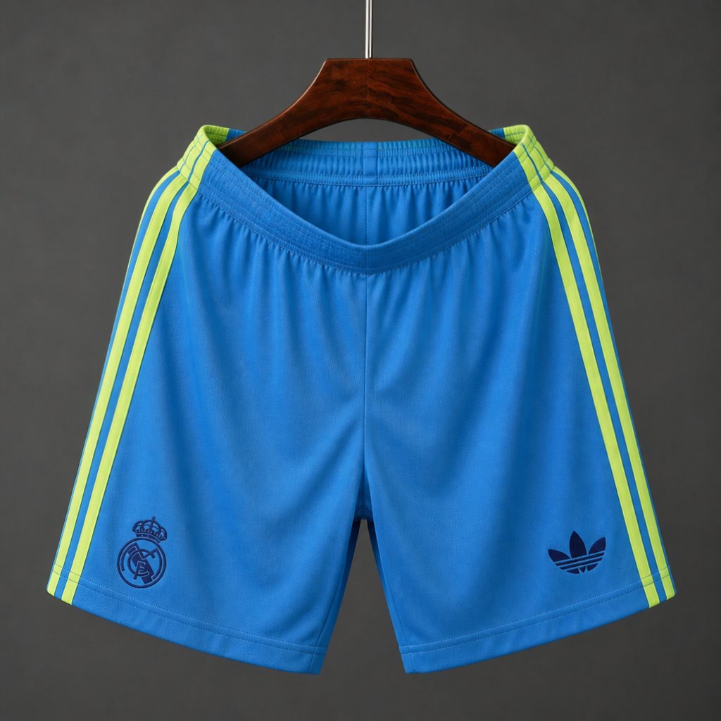 26/27 Real Madrid Goalkeeper Sky Blue Shorts