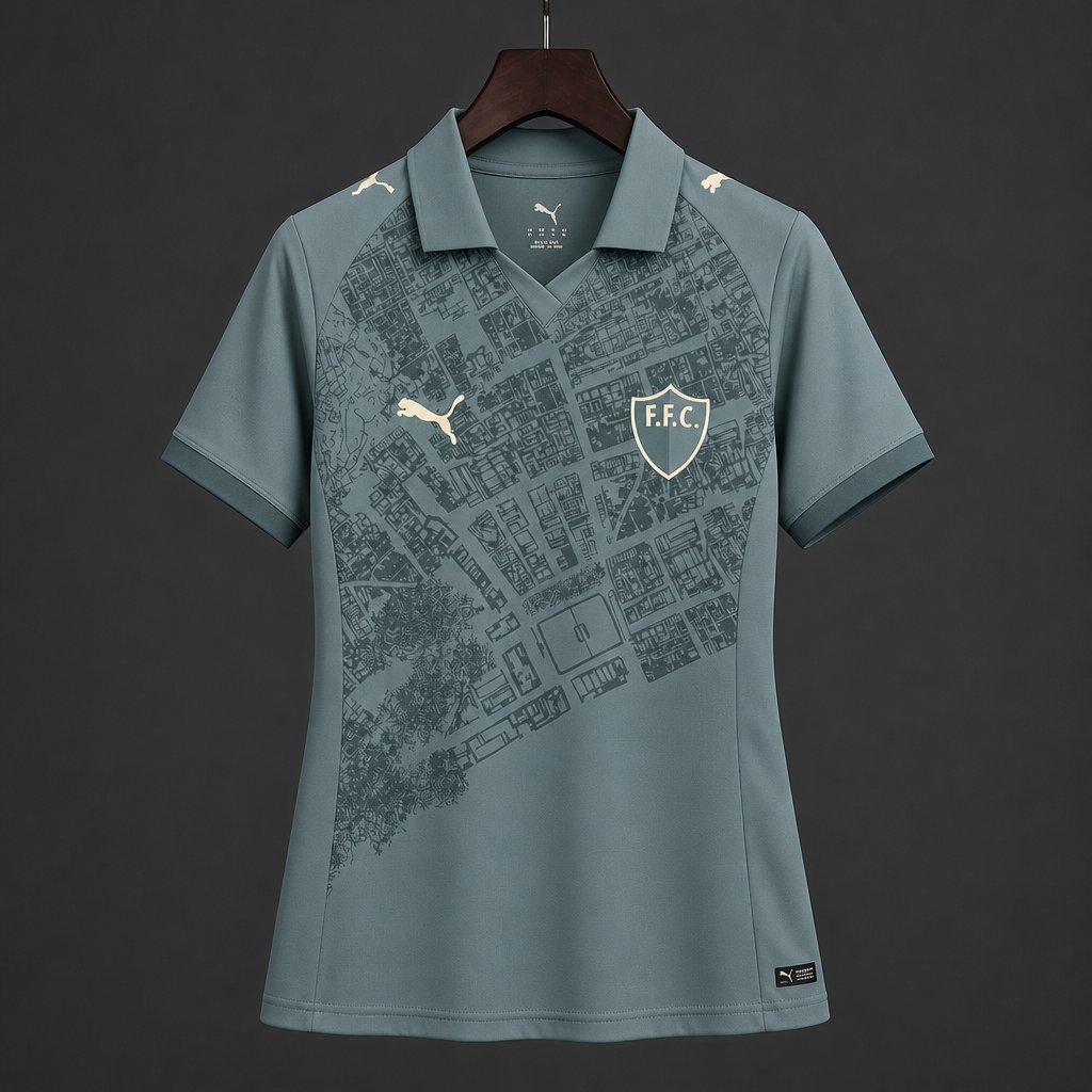 2026 Womens Fluminense Third  sage Jersey