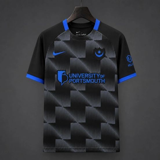 26/27 Portsmouth Third Black Jersey