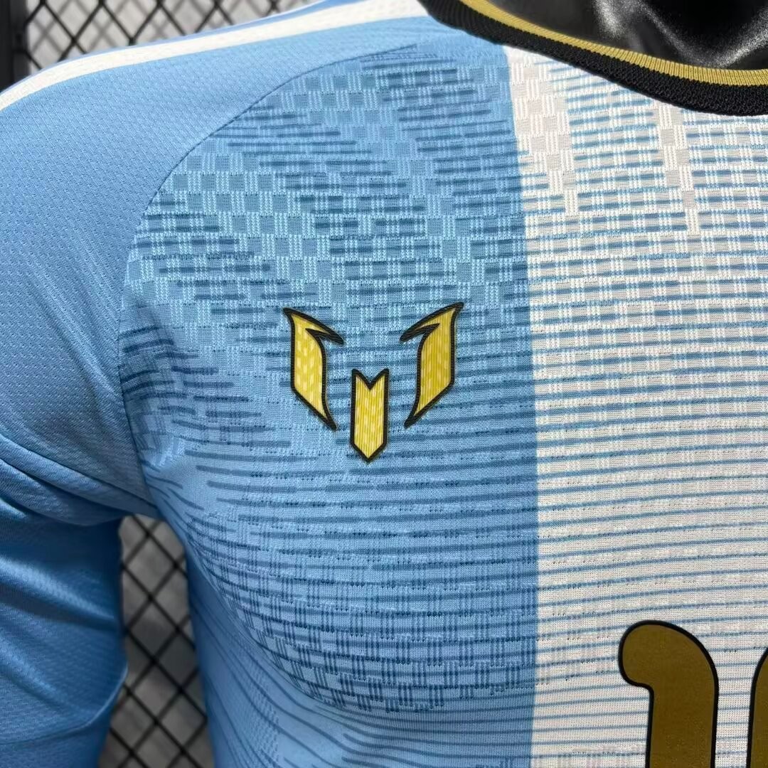 Player Version 2026 Argentina Messi Farewell Commemorative Long Sleeve Jersey