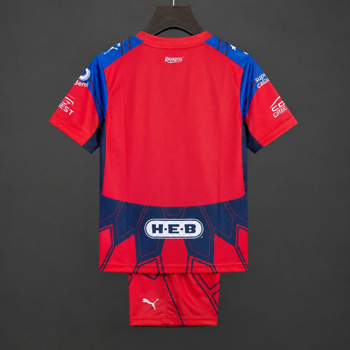 26/27 Kids Rayados Monterrey Goalkeeer Red Jersey