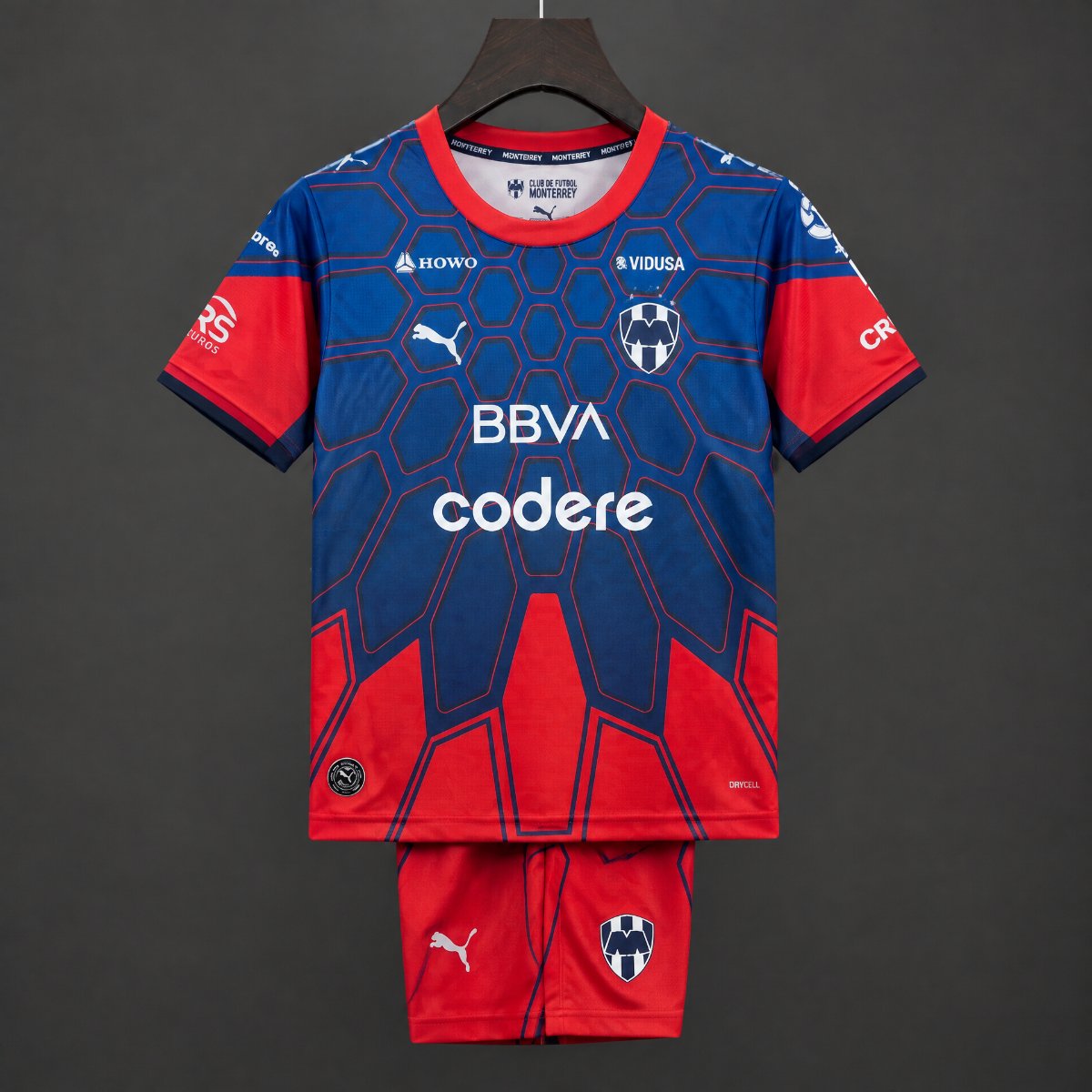 26/27 Kids Rayados Monterrey Goalkeeer Red Jersey