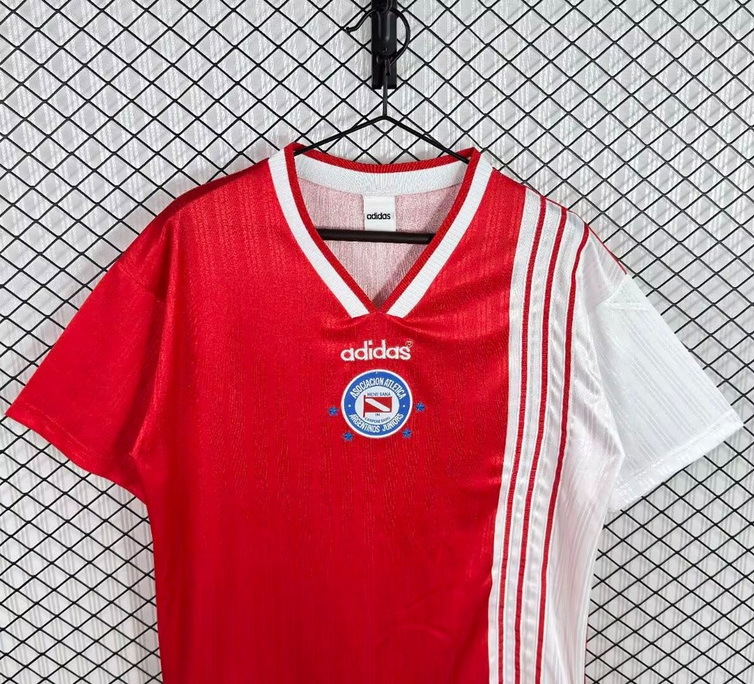 Retro 96/97 Argentinos Juniors Home Red Jersey