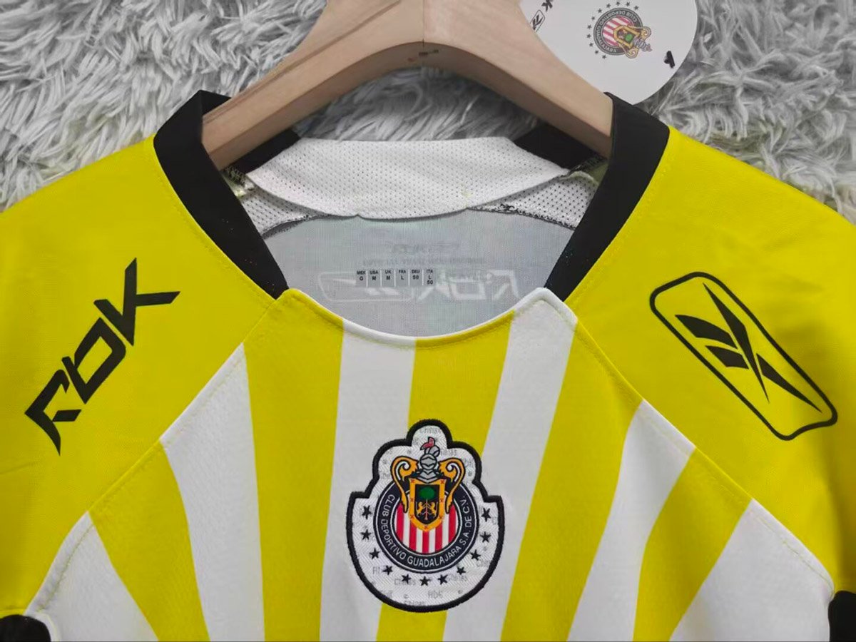 Retro  08/09 Chivas Away Yellow Jersey