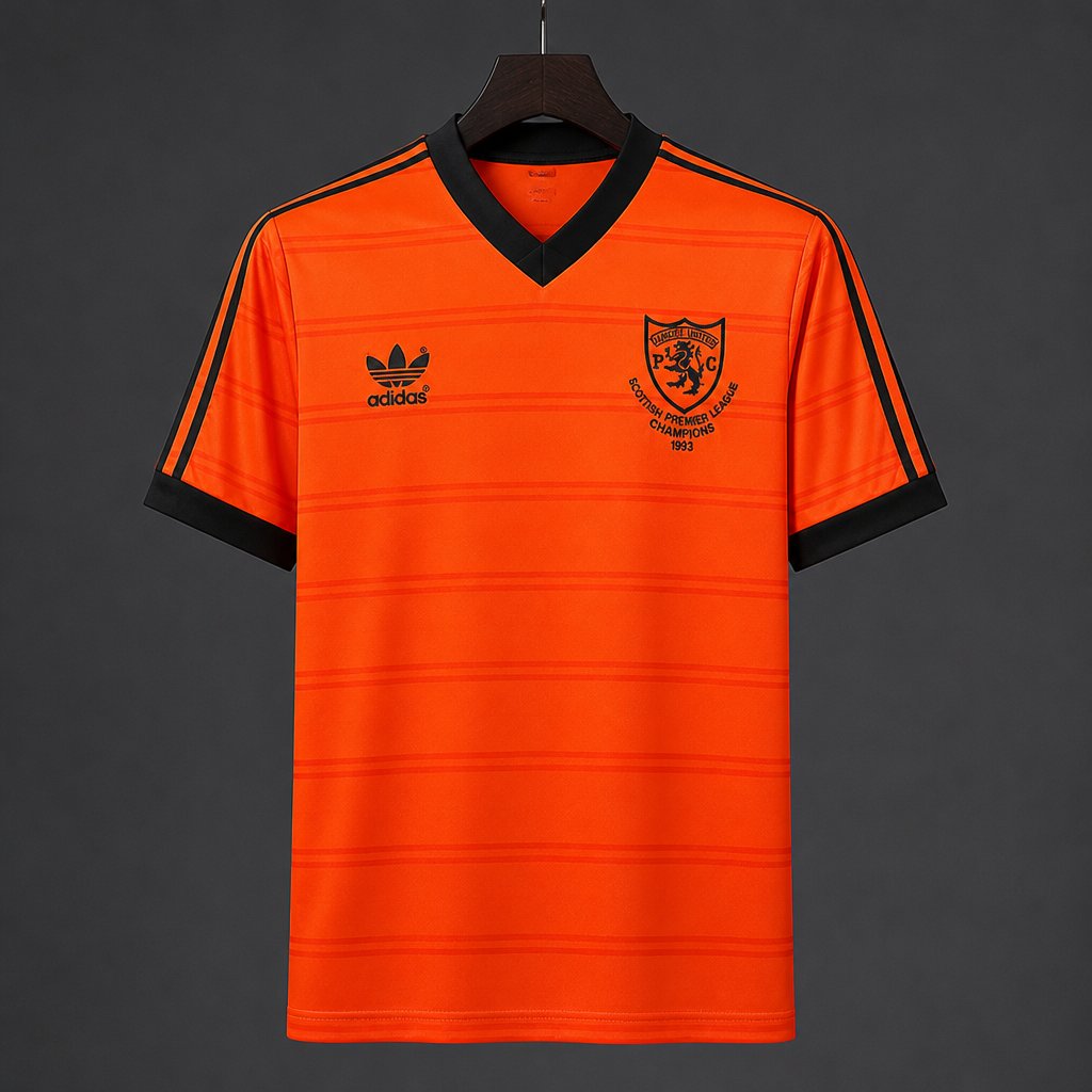Retro 83/84 Dundee United Home Orange Jersey