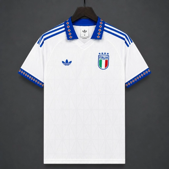 2027 Italy Away White Polo Jersey
